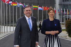 Estonian President visits the NCI Academy